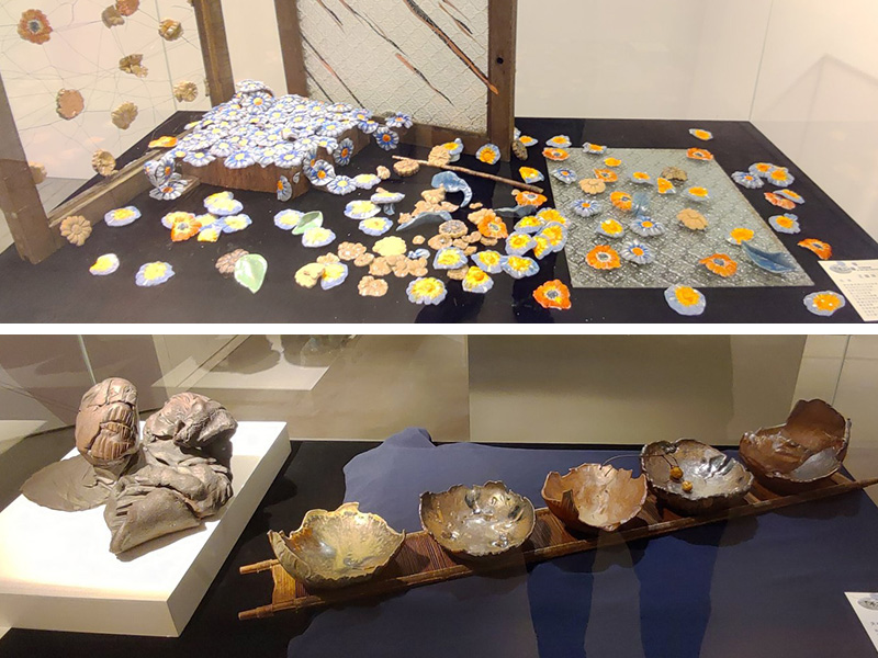 【 不二。器 】生活道具展 台灣工藝設計 陶瓷工藝 燒窯工藝 Taiwan ceramic craft pottery carving Tenmoku glaze leaf porcelain art