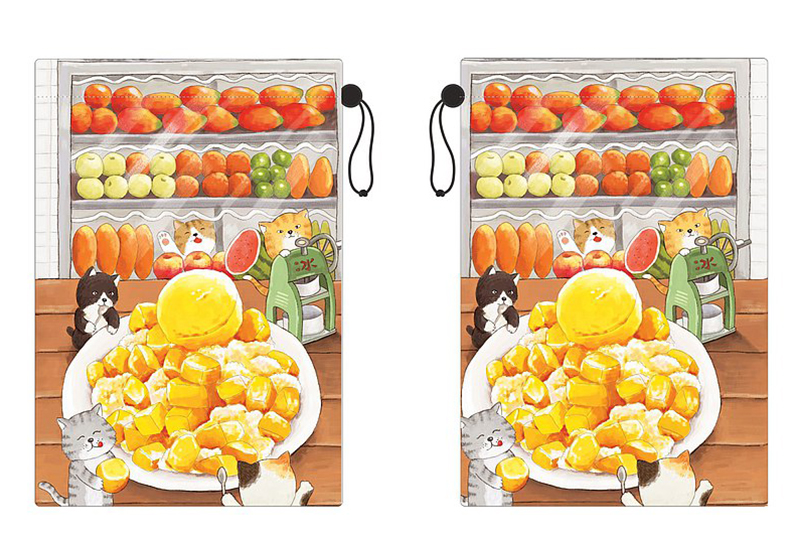 布漾 手機萬用袋-吃芒果冰 收納袋束口袋 Phone pocket