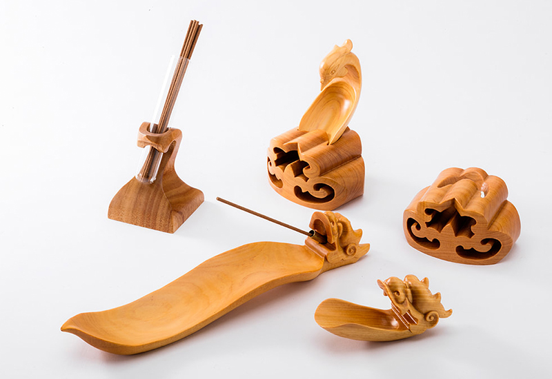 陳柏融 雕龍畔茶系列 龍則 台灣木雕 木工藝 杯壺茶具 居家擺飾