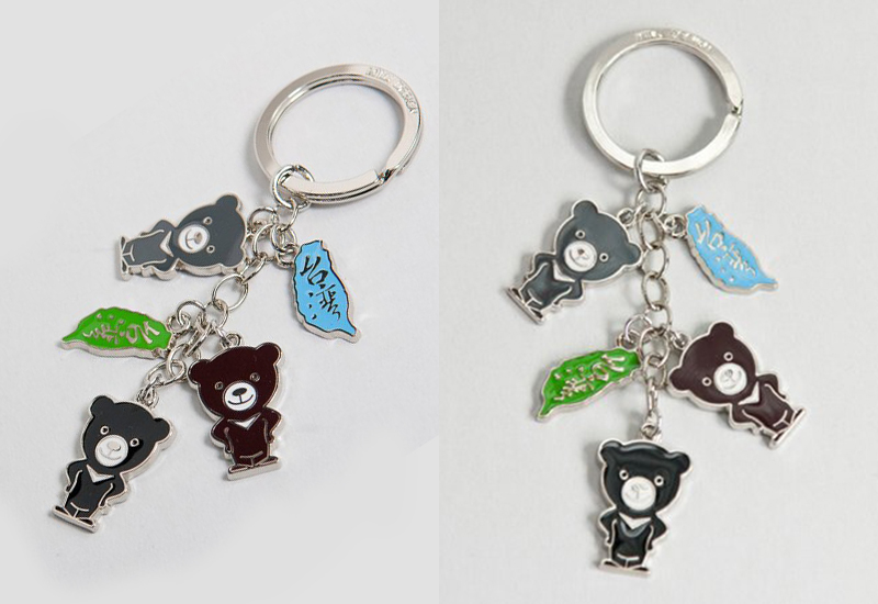 米錄 台灣黑熊 鑰匙圈