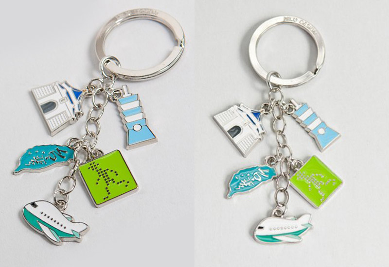 米錄 暢遊台灣 鑰匙圈 