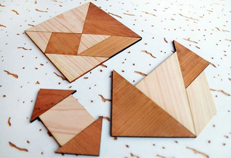 一郎木創 無垢七巧板(日檜) 