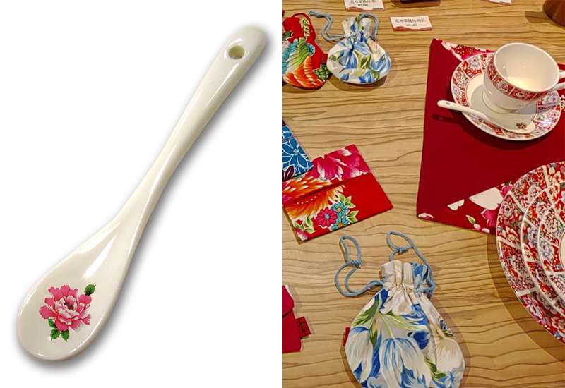 台灣花布衣服零錢包 鑰匙包