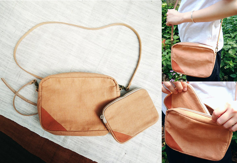 迷你柑甜母子斜背包 