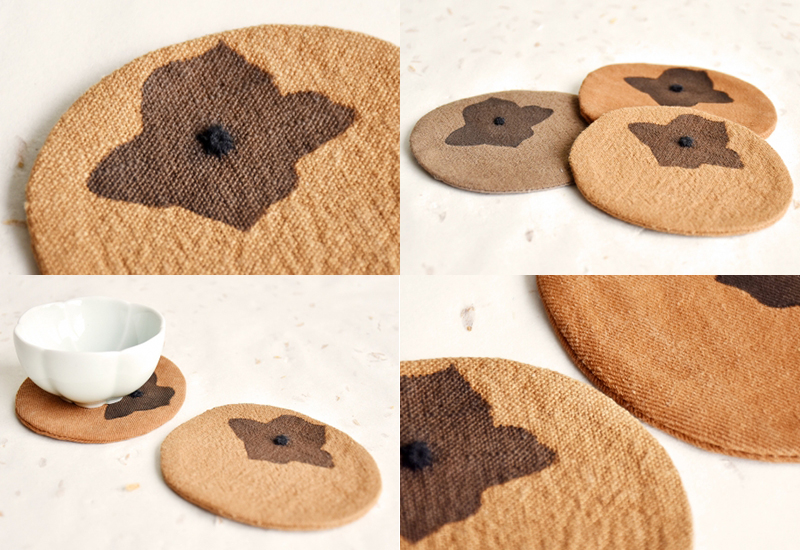 新埔柿染坊 好柿杯墊-小