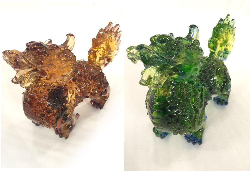 林一雄琉璃 神獸麒麟(套)