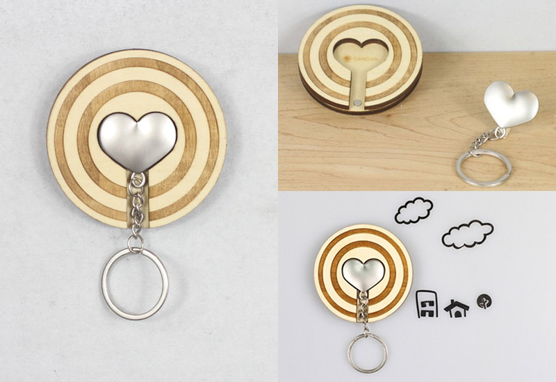 甘丹 Key House歸心似箭(金屬) 鎖圈鑰匙圈收納