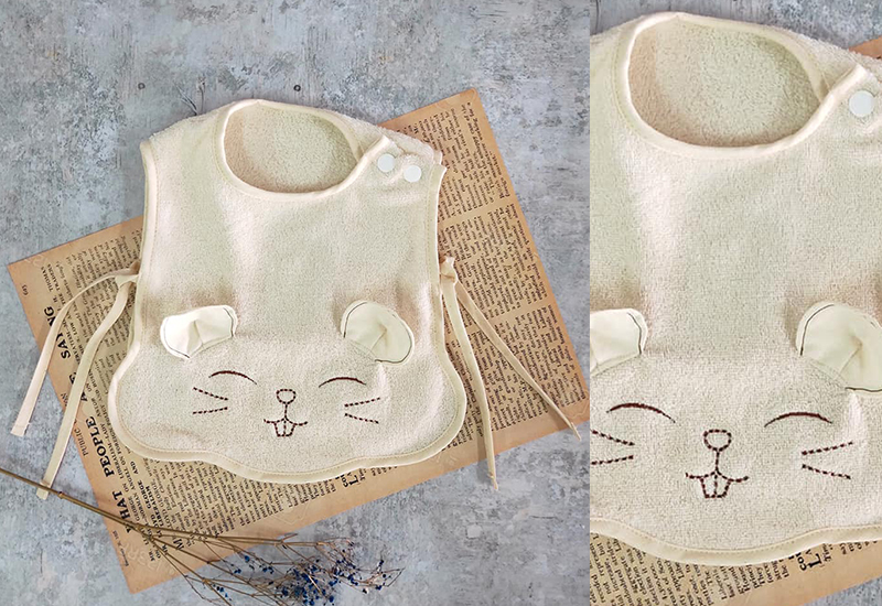 無染 糖酸丸-BABY二片式調皮鼠圍兜 微笑台灣MIT認證