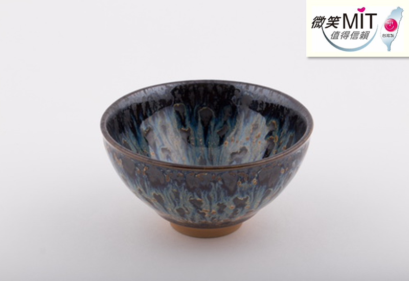 大立窯 蒼穹藍曜變天目杯 (大)