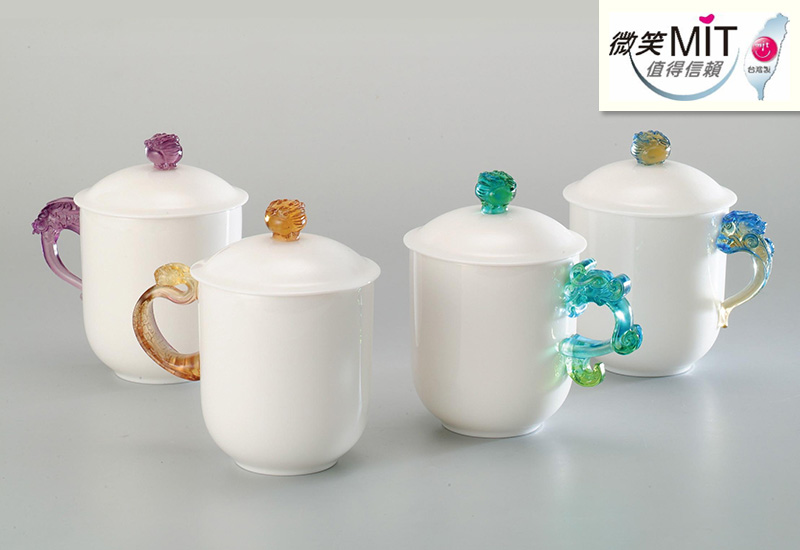 存仁堂 大凍玉蓋杯(顏色隨機) 台灣MIT認證