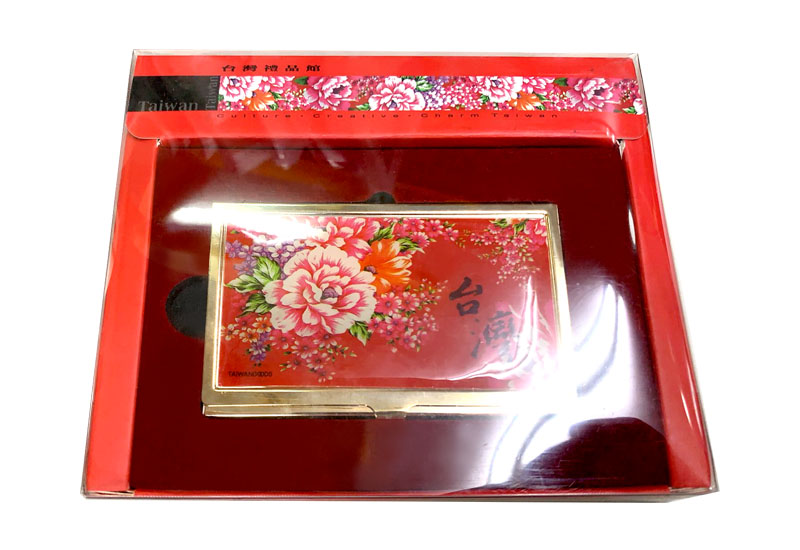 台灣花布 金屬名片盒 台灣花布 金屬名片盒