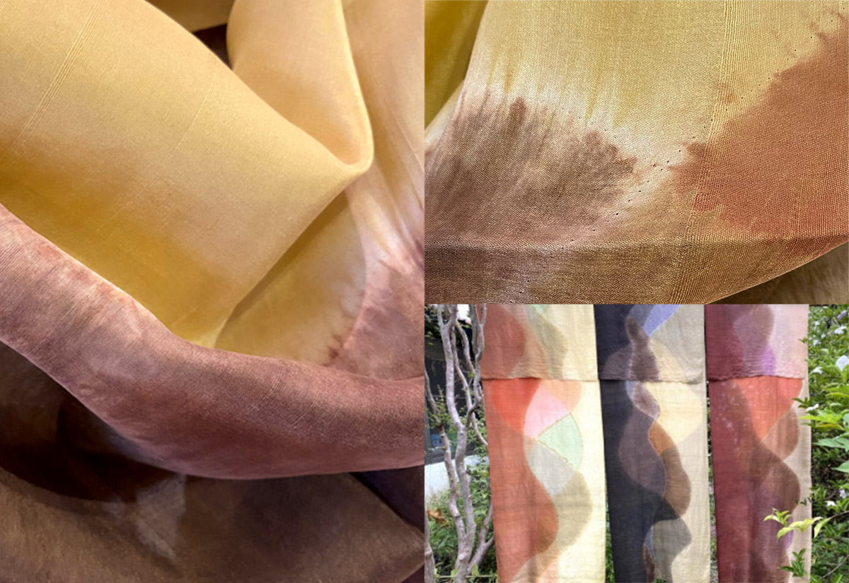 天染工坊 秋山疊影—天染手織蠶絲圍巾(3色可選) 天染工坊 秋山疊影—天染手織蠶絲圍巾(3色可選)