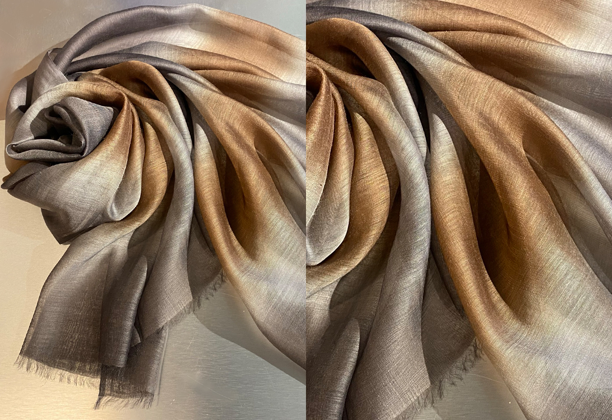 天染工坊 沉吟-天染絲毛三色漸層圍巾(多色可選) 天染工坊 沉吟-天染絲毛三色漸層圍巾(多色可選)