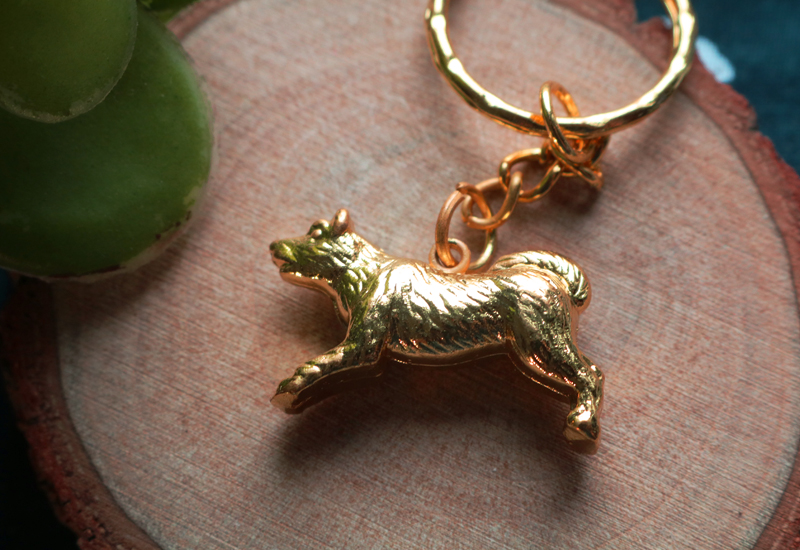 黃金系列 12生肖鑰匙圈-狗 黃金系列 12生肖鑰匙圈-狗