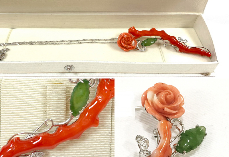 蘇澳珊瑚 珊瑚原枝胸針兩用墜 HSKPDN0018 蘇澳珊瑚 珊瑚原枝胸針兩用墜 HSKPDN0018