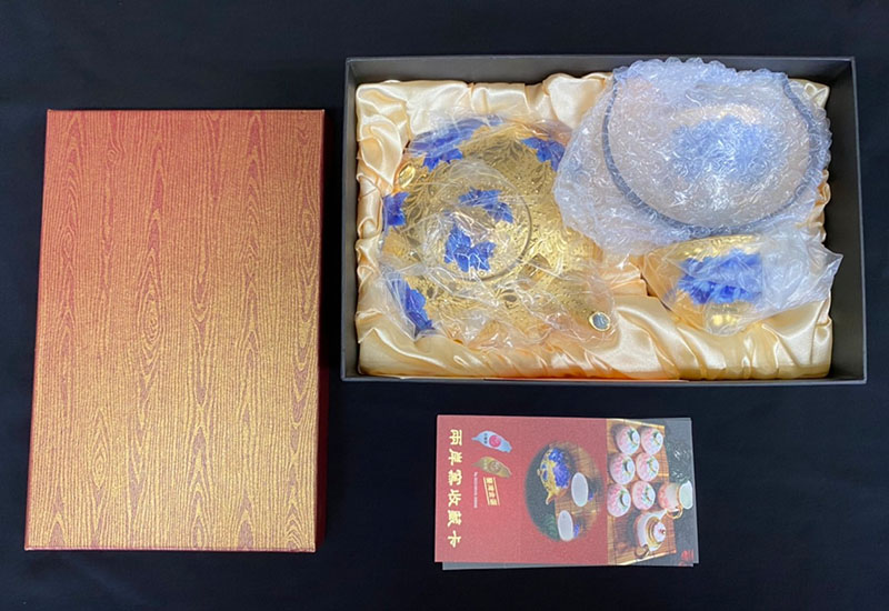 法華彩 富貴滿園鎏金美人壸組(1壺2杯) 台灣MIT認證 法華彩 富貴滿園鎏金美人壸組(1壺2杯) 台灣MIT認證