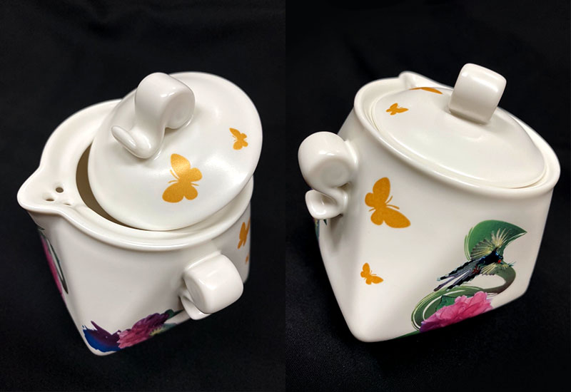 3D藍鵲天燈茶具組一壺二杯 台灣MIT認證 鶯歌燒 3D藍鵲天燈茶具組一壺二杯 台灣MIT認證 鶯歌燒