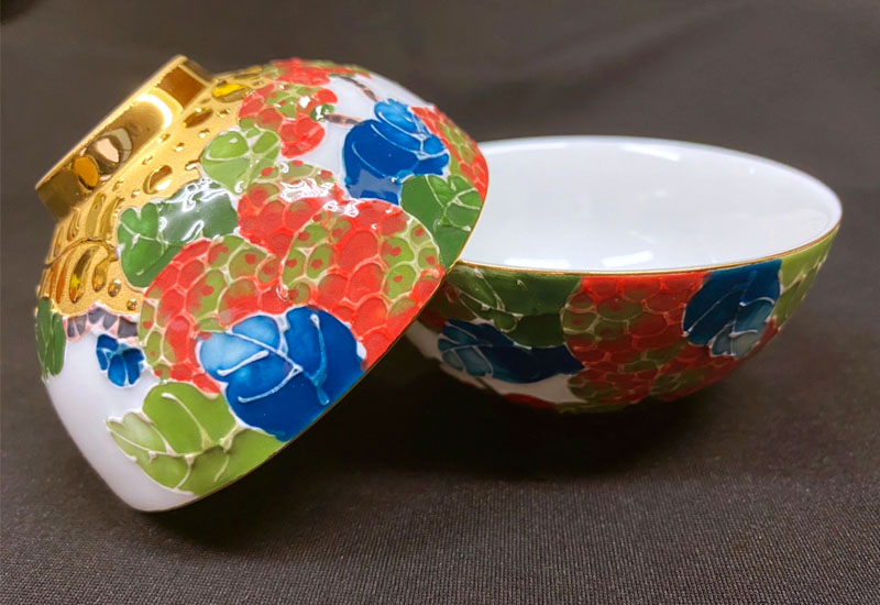 大立窯 鎏金大吉大利法華彩 對杯 大立窯 鎏金大吉大利法華彩 對杯