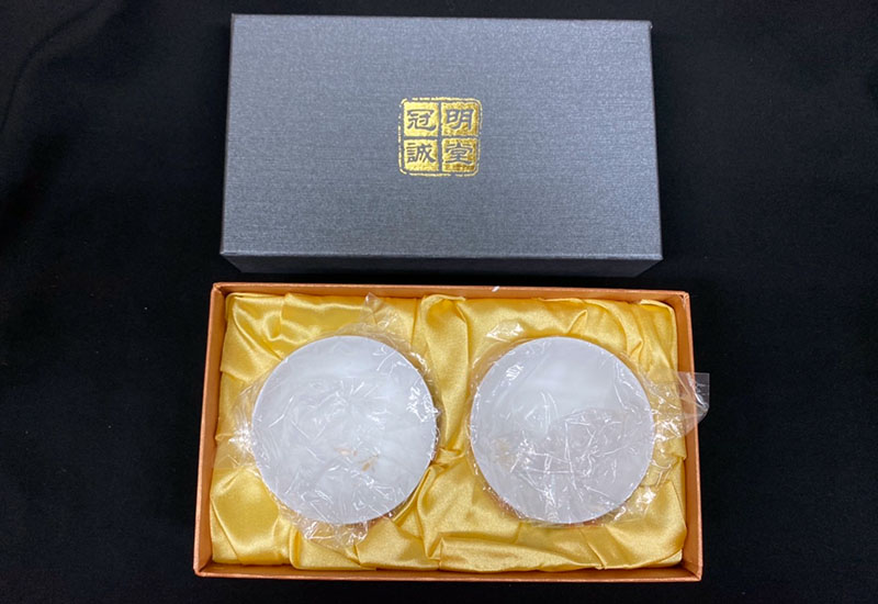 大立窯 鎏金大吉大利法華彩 對杯 大立窯 鎏金大吉大利法華彩 對杯