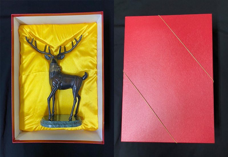 禾櫸 財神鹿青銅雕塑 禾櫸 財神鹿青銅雕塑