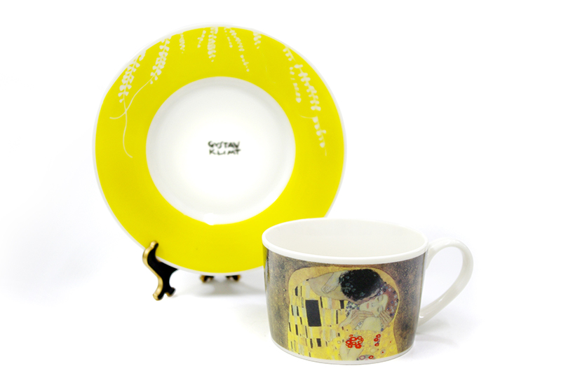 西洋名畫 3D咖啡杯-親吻 西洋名畫 3D咖啡杯-親吻