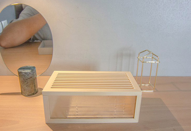 手手 十字紋玻璃花窗多元收納盒 手手 十字紋玻璃花窗多元收納盒