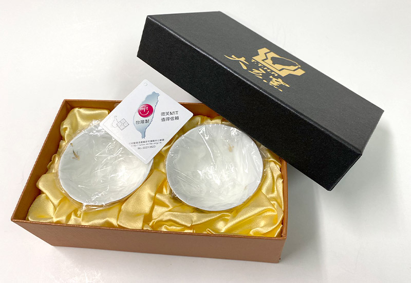 大立窯 鎏金事事如意法華彩 對杯 大立窯 鎏金事事如意法華彩 對杯