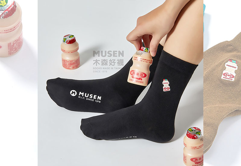 台灣印象刺繡襪-多多(多色) 台灣印象刺繡襪-多多(多色)