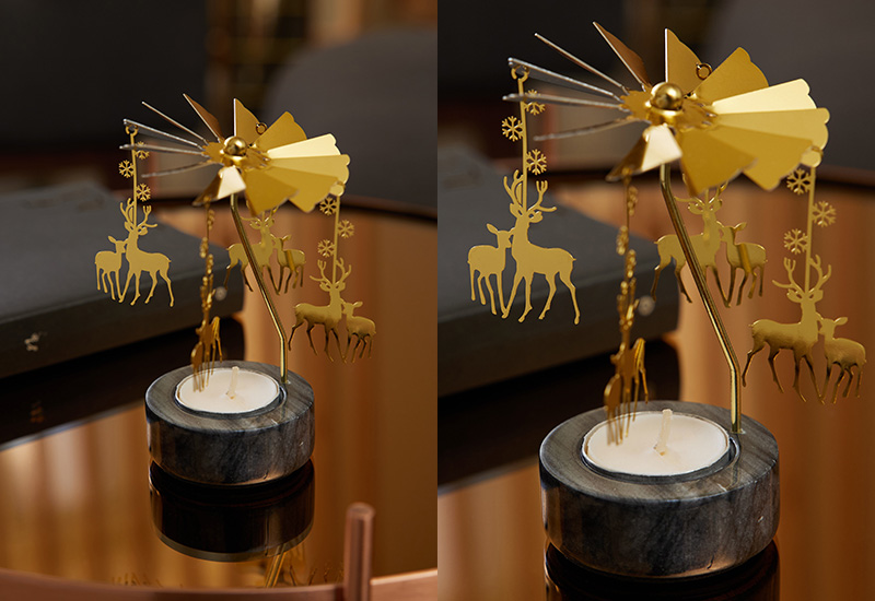 大理石旋轉燭台(2色可選) 大理石旋轉燭台(2色可選)