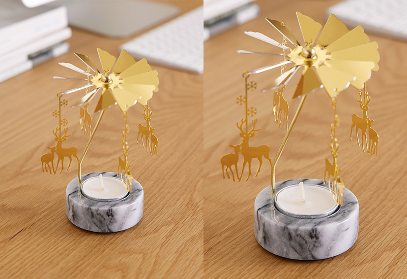 大理石旋轉燭台(2色可選) 大理石旋轉燭台(2色可選)