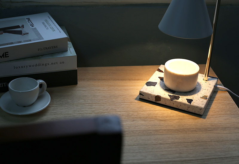 大理石暖香融燭燈 大理石暖香融燭燈