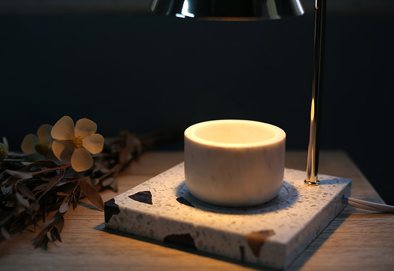 大理石暖香融燭燈 大理石暖香融燭燈