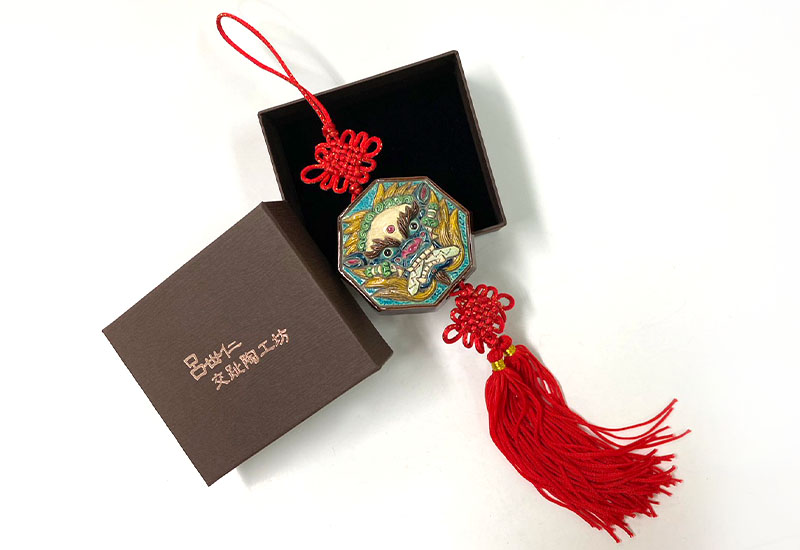 呂世仁 小雙劍 交趾陶掛飾 呂世仁 小雙劍 交趾陶掛飾