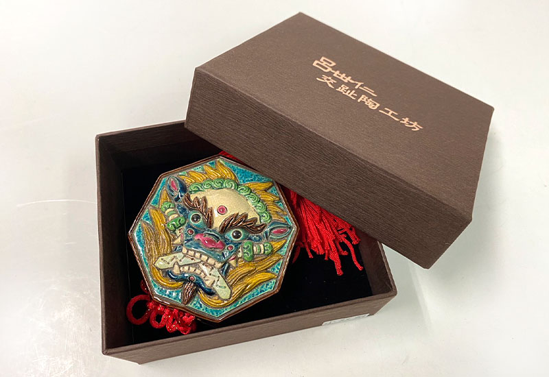 呂世仁 小雙劍 交趾陶掛飾 呂世仁 小雙劍 交趾陶掛飾