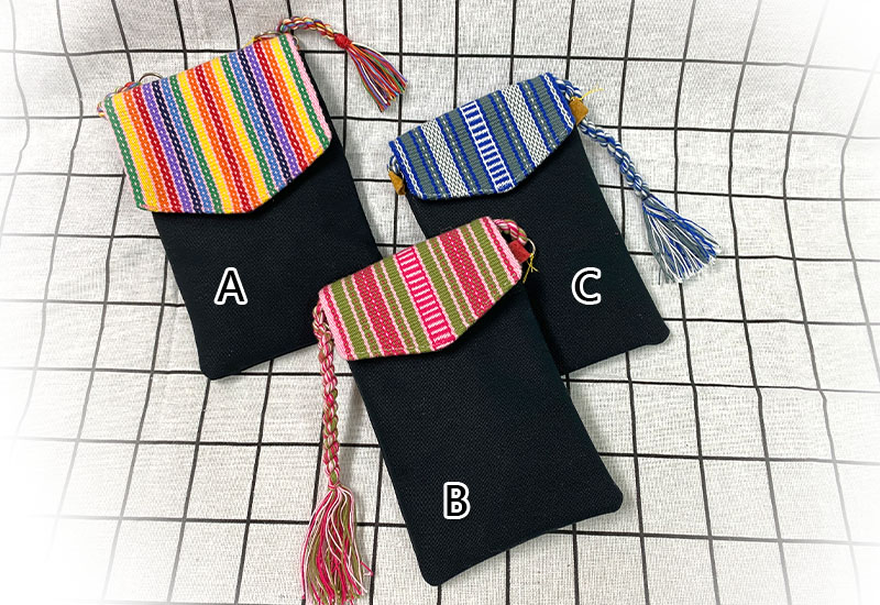 太魯閣族傳統編織手機袋(輕巧款) 太魯閣族傳統編織手機袋(輕巧款)