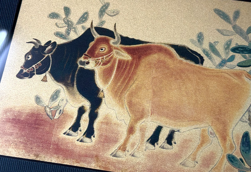 品金品 北美館 - 雙牛圖 黃金複製畫 品金品 北美館 - 雙牛圖 黃金複製畫