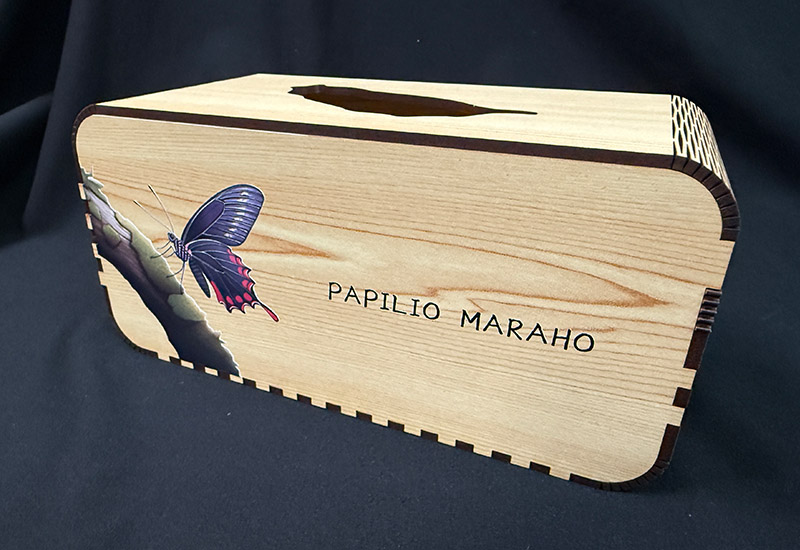 寬尾鳳蝶面紙盒 寬尾鳳蝶面紙盒