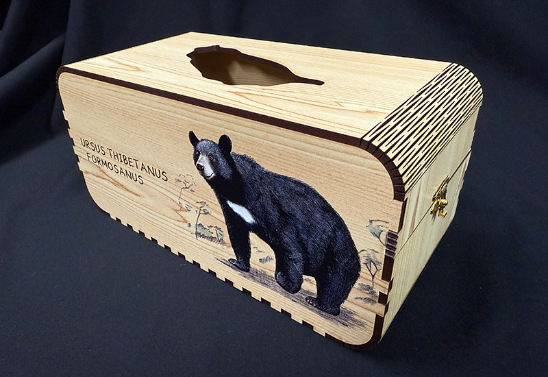 台灣黑熊面紙盒 台灣黑熊面紙盒