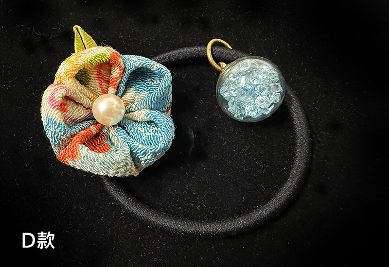 細工纏花單層髮圈 細工纏花單層髮圈