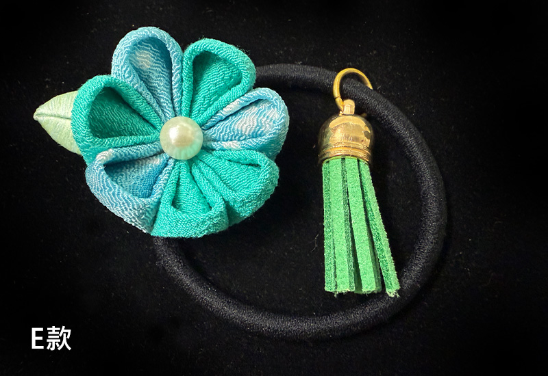 細工纏花單層髮圈 細工纏花單層髮圈