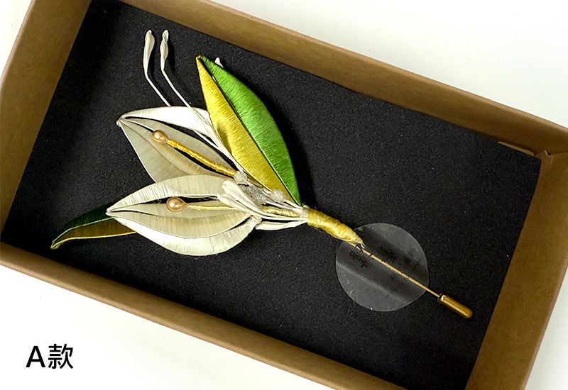 客家纏花雙花飾 客家纏花雙花飾