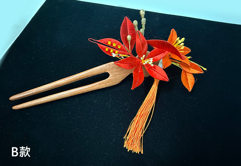 客家纏花雙花飾 客家纏花雙花飾