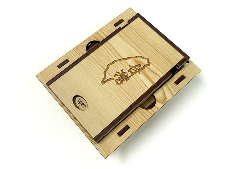 台灣檜木紋名片盒 台灣檜木紋名片盒