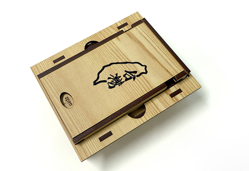 台灣檜木紋名片盒 台灣檜木紋名片盒