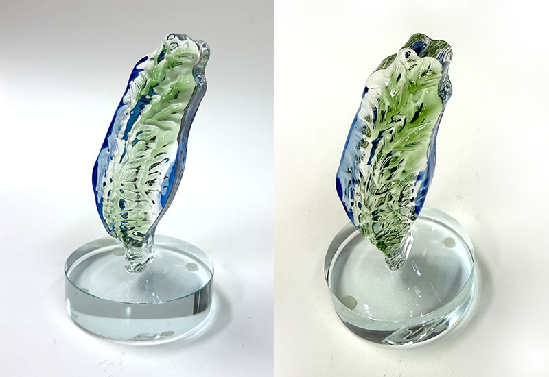 台灣-藍 玻璃擺飾 台灣-藍 玻璃擺飾