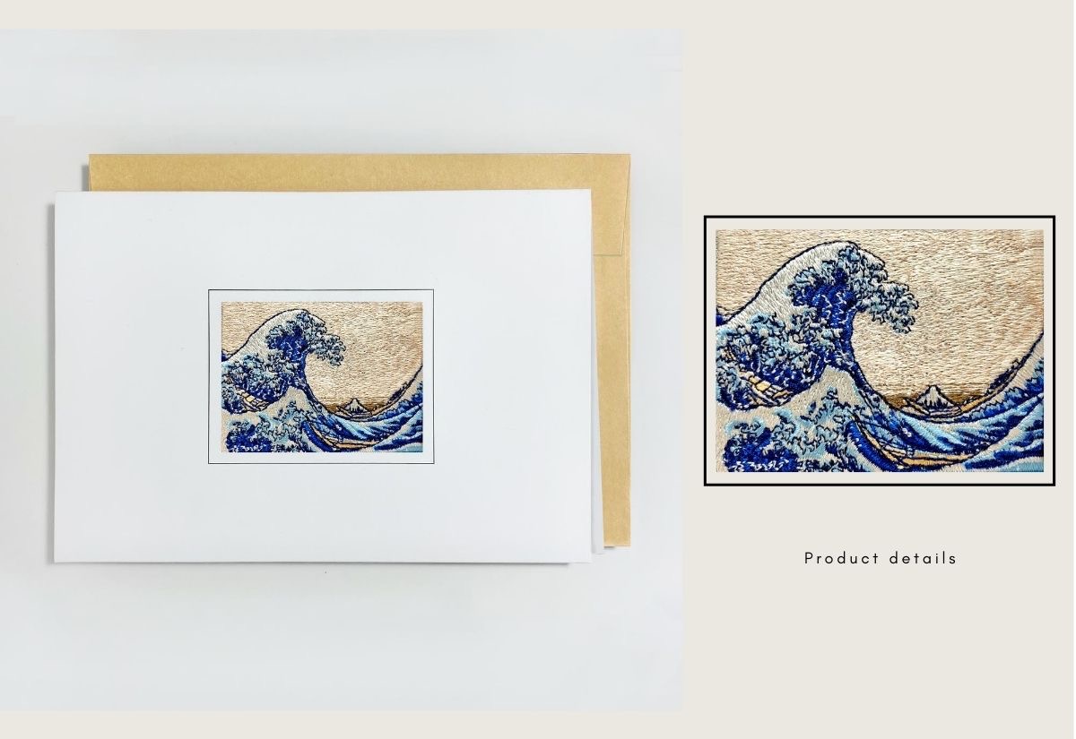 詩品 萬用卡-葛飾北齋『 神奈川沖浪裏 』