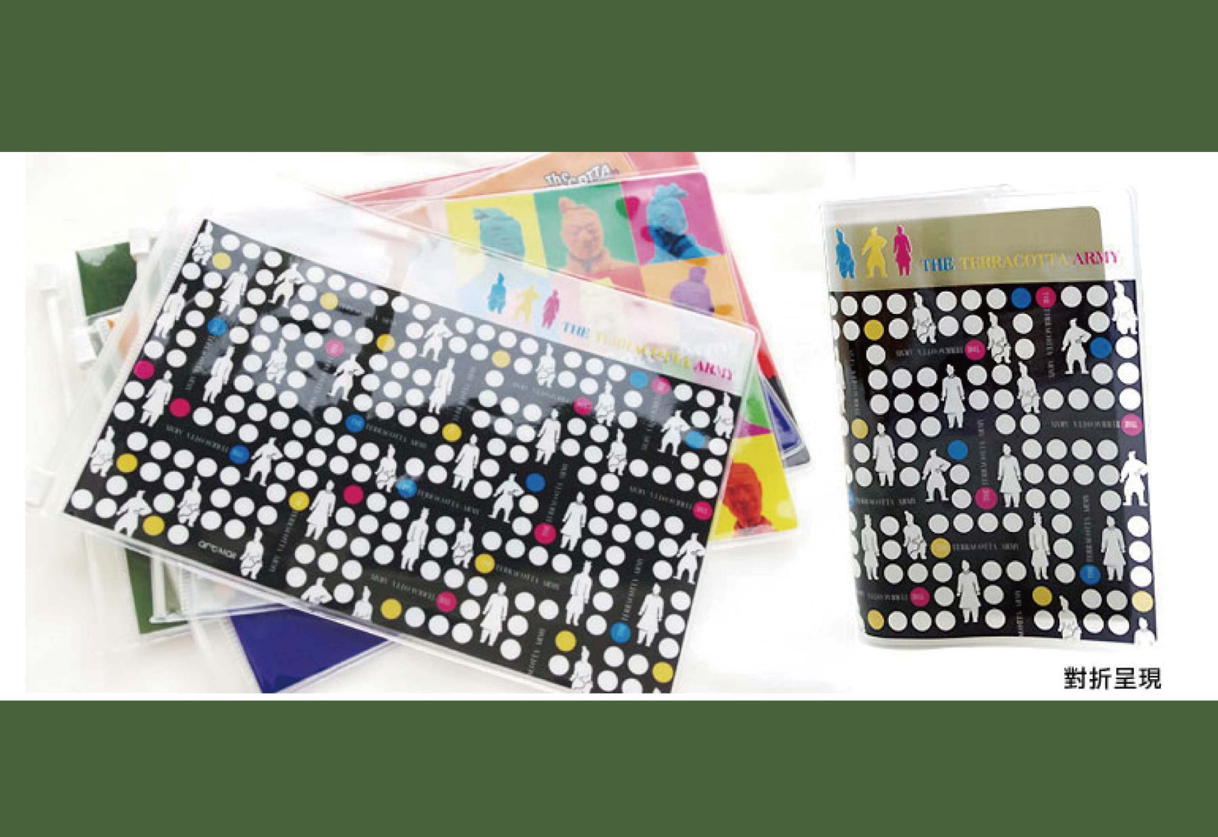 兵馬俑 點點護照套