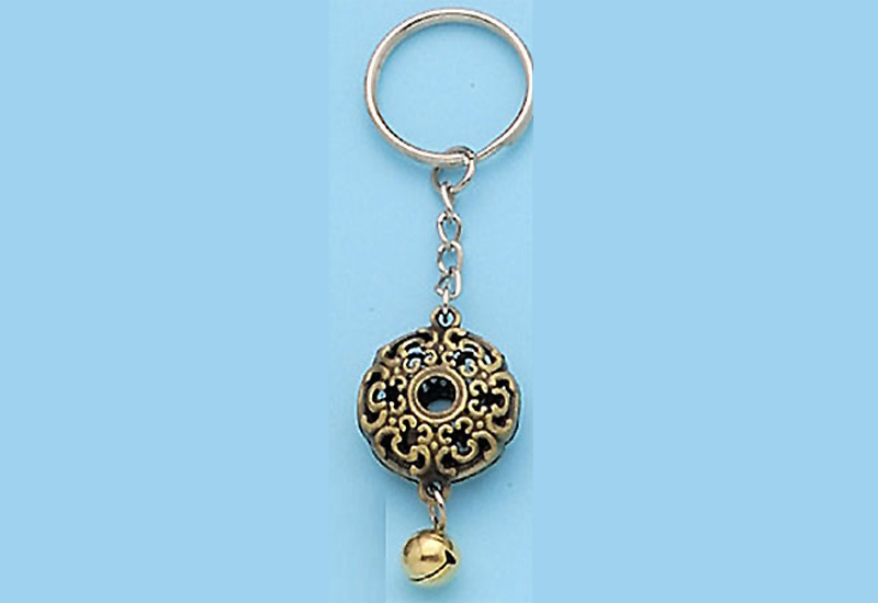 黃金系列 黃金鈴鐺鑰匙圈-KB2