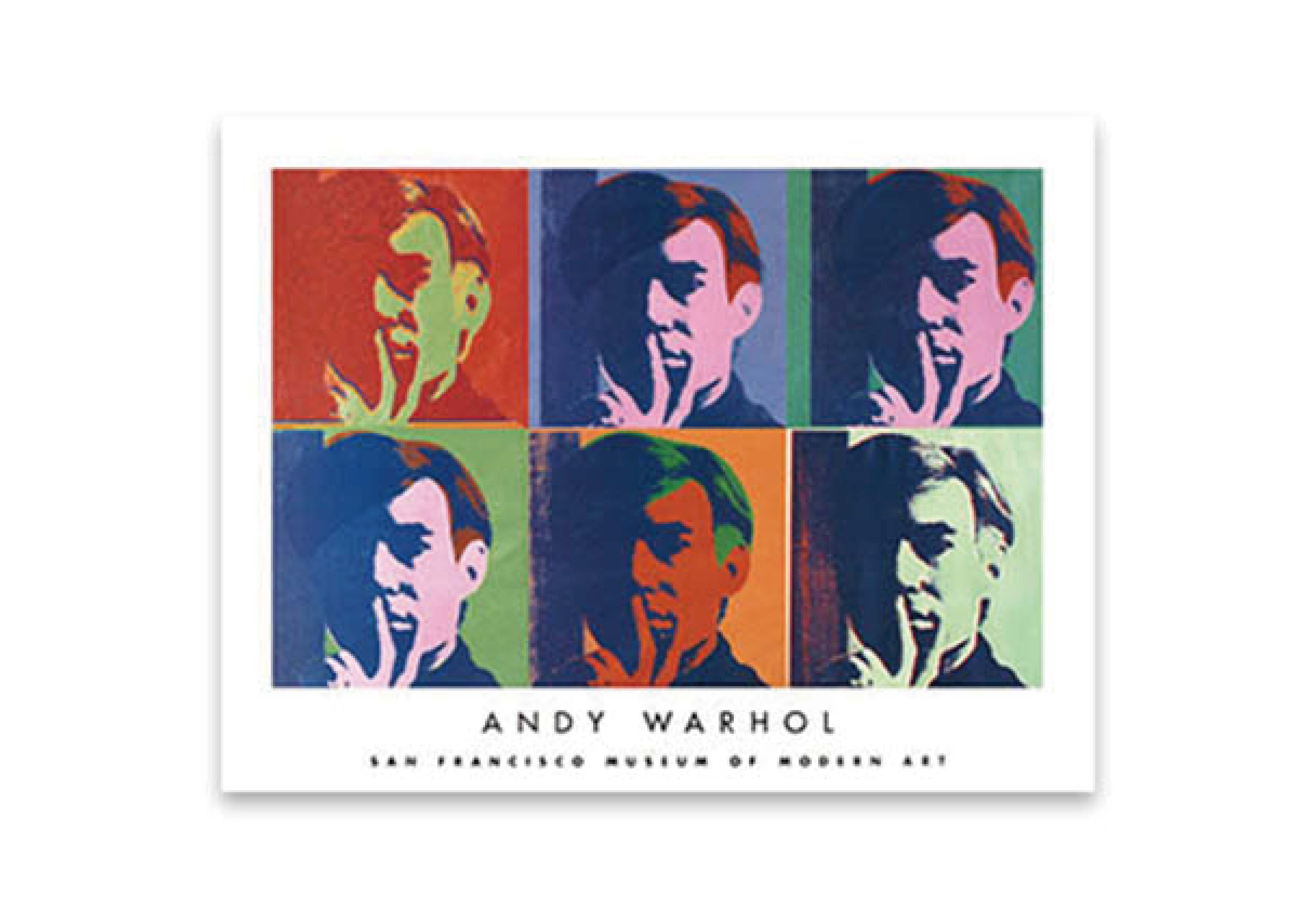 AndyWarhol安迪沃荷 進口大海報-自畫像