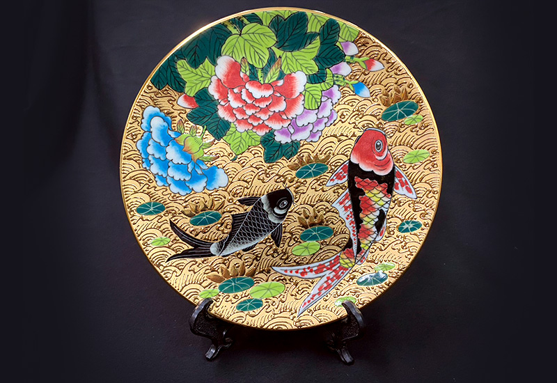 金彩有餘金盤 台灣MIT認證 鎏金盤